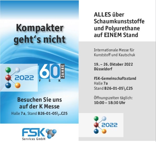 FSK mit Gemeinschaftsstand auf der K 2022